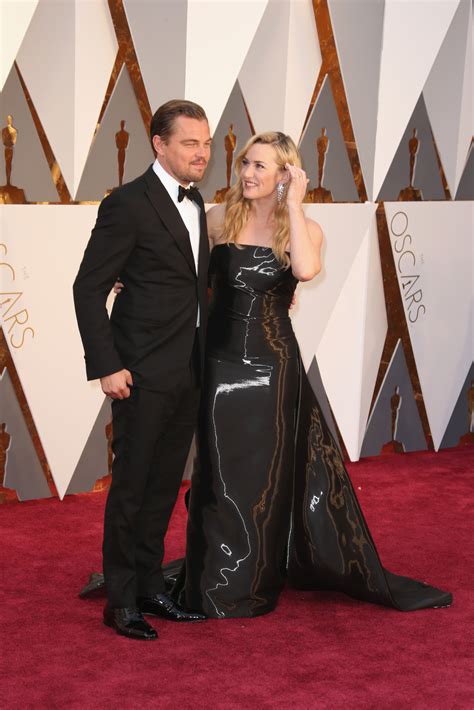 Leonardo Dicaprio And Kate Winslet At The 2016 Oscars Cutest Photos