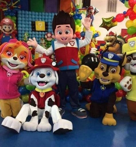 Paw Patrol Ryder Birthday Party Characters For Kids