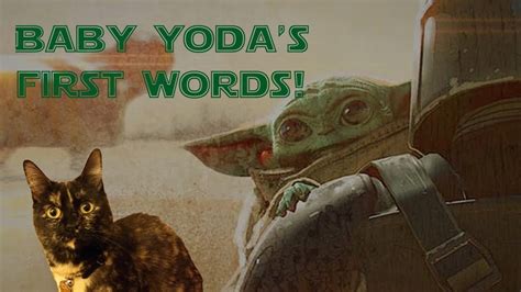 Baby Yodas First Word Youtube