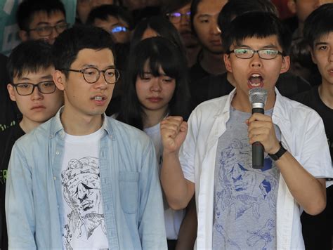 hong kong protest leader joshua wong freed on bail wsj