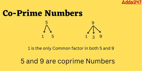 Co Prime Numbers Definition Properties List And Examples
