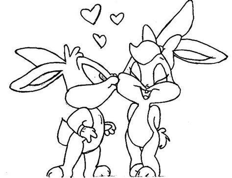 Free printable lola bunny coloring pages. Bugs Bunny And Lola Bunny Coloring Pages - Coloring Home
