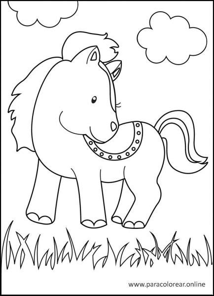 Dibujos de Animales de la granja para Colorear Imprimir y Pintar ﻿🐷🚜