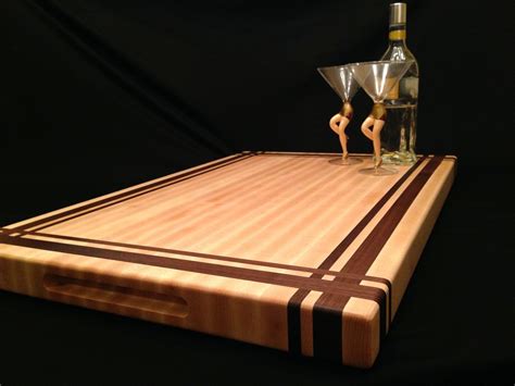 Buy A Custom Large Rock Maple And Black Walnut Cutting Board Made To