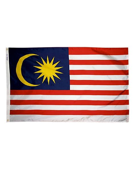 Malaysia Flag 4 X 6ft Outdoor Flag