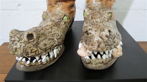 Little Chuckle Here Very Funny Alligator Boots Art Alligator Boots