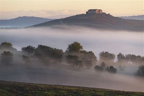 Olive Grove In The Fog Crete Senesi Toscana Italy Flickr