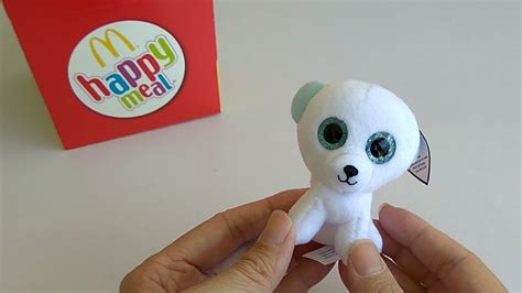 Mcdonald S Happy Meal Toy Ty Beanie Boo S Frostiness 2018 Youtube