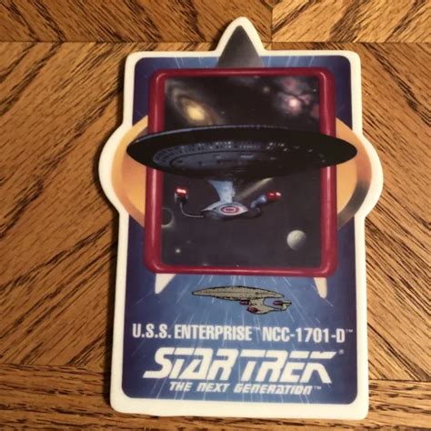 Rare Vintage 1992 Star Trek Tng Uss Enterprise Ncc 1701 D Ceramic