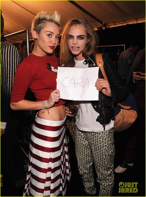 Miley Cyrus And Cara Delevingne Funny Faces For Marc Jacobs Photo