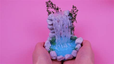 Diy Miniature Hot Glue Waterfall Tutorial Youtube