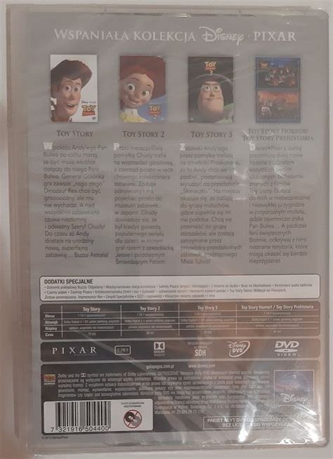 Toy Story Kolekcja 4 Dvd Folia Warszawa Kup Teraz Na Allegro