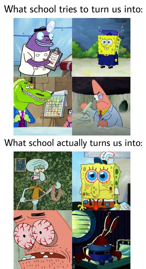 normie meme r spongebob