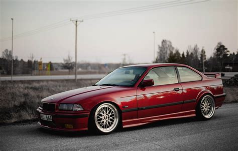 Images Bmw E36 3 Series Oldschool M3 Stance Red Side Auto