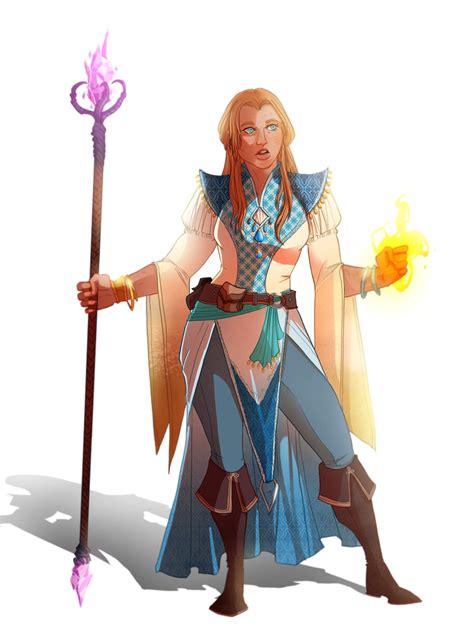 Female Human Sorcerer Pathfinder Pfrpg Dnd Dandd 35 5th Ed D20 Fantasy