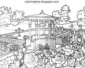 Covered Bridge Coloring Pages At Free Printable