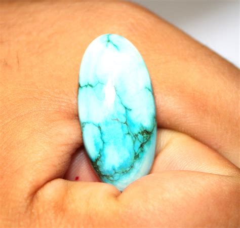 Sky Blue Turquoise Stone Mexican Cabochon Sky Blue Etsy