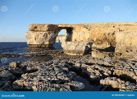 Azure Window Isla De Gozo Malta Foto De Archivo Imagen De Punto