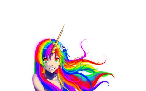 Download Unicorns Rainbows Wallpaper 1920x1200 Wallpoper