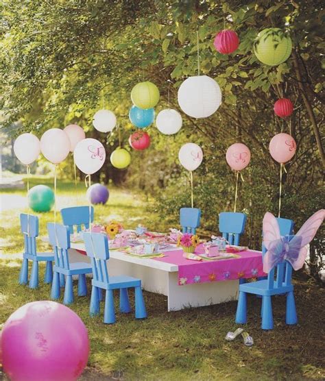 Simple Outdoor Decorations Outdoors Birthday Party Fun Party