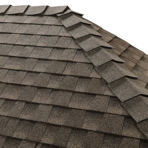 Gaf Ridglass Mission Brown Hip And Ridge Roof Shingles 31 Lin Ft Per