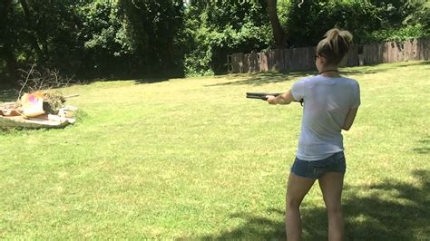 Girl Shooting Shotgun Youtube