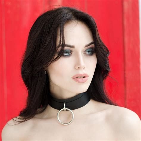 Leather Choker Collars Handmade Black Leather Choker Outfit Leather Choker Necklace