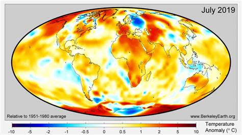July Officially Earths Hottest Month In Recorded History Awareness Act