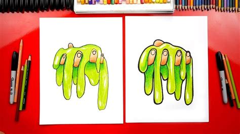 How To Draw Slime Art For Kids Hub Art Teaching Resources
