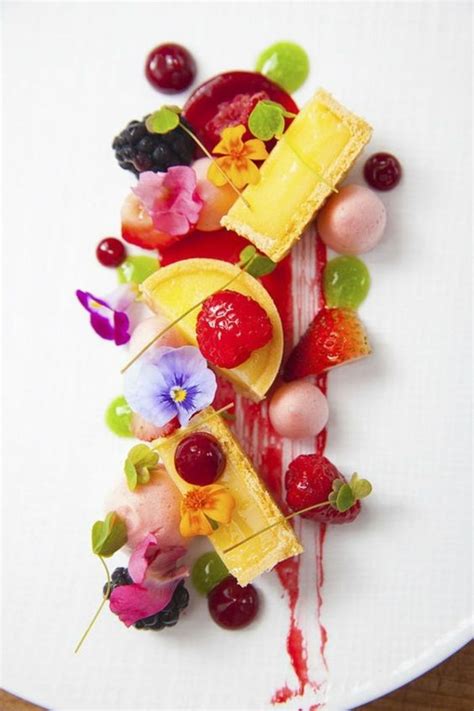1001 idées comment présenter un assiette dessert individuel Food art