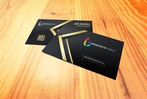 Gold Business Card - GraphicsFamily