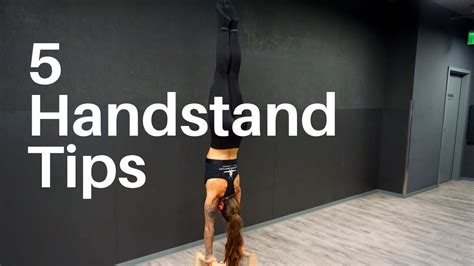 Get Your First Free Handstand 5 Handstand Beginner Tips I Easy Step