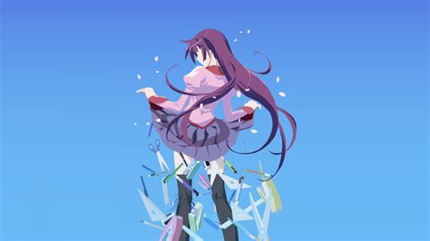 Wallpaper Illustration Monogatari Series Anime Girls Cartoon