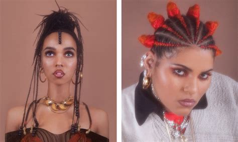 Fka Twigs Debuts Her Instagram Magazine Avantgarden Hair Styles