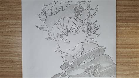 Anime Drawing How To Draw Asta Black Clover Step By Step Easy Tutorial Drawing Anime Youtube