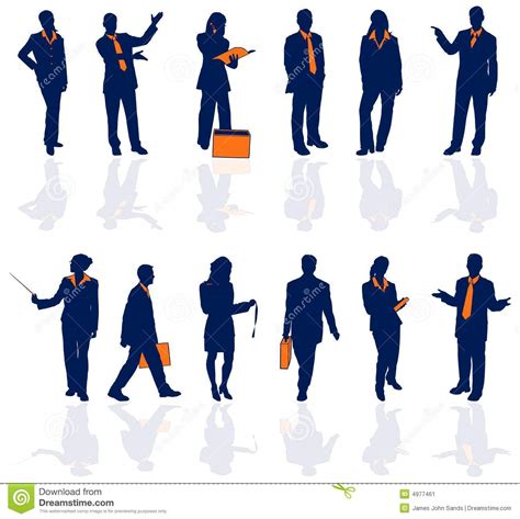 Business People Detail 1 stock vector. Illustration of group - 4977461