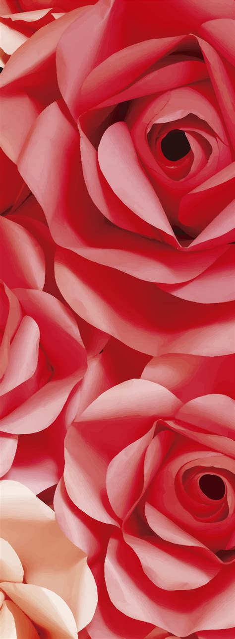 Vinilo De Flor Rosas Rosadas Tenvinilo
