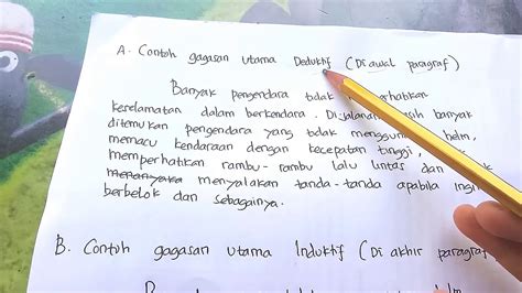 Setiap paragraf hanya memiliki satu gagasan pokok. Paragraf, menentukan gagasan utama dan penjelas#pelajaran ...