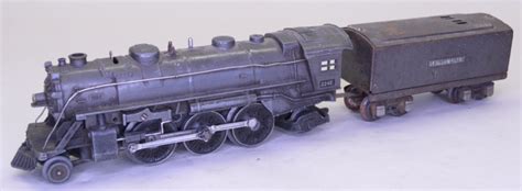 Lot - Lionel 224E Steam locomotive With Whistle Tender