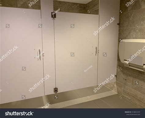 View Floating Bathroom Stall Public Restrooms Stock Photo 1518816197