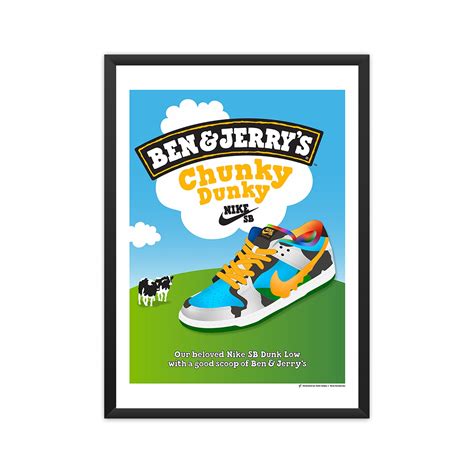 Nike Sb X Ben And Jerrys Dunk Low Chunky Dunky Special Box Poster