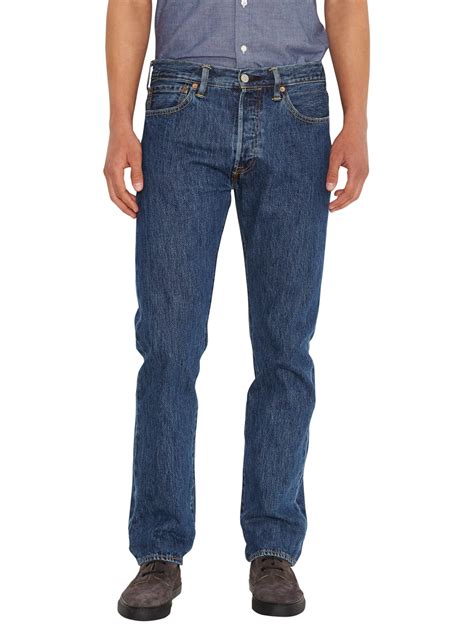 Levis 501 Original Straight Jeans Stonewash At John Lewis And Partners