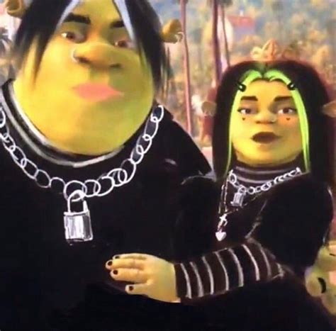 Emo Shrek And Fiona Facce Meme Immagini Strane Cartoni Divertenti