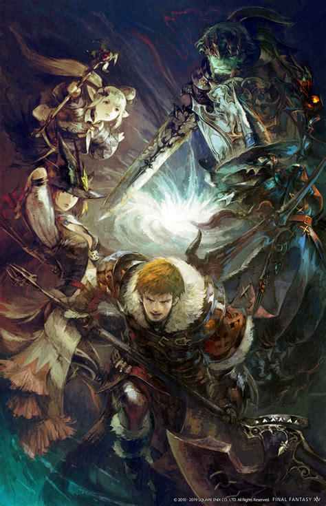 Warriors Of Darkness Poster Final Fantasy Xiv Shadowbringers Art Gallery