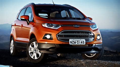 Ford Ford Ecosport Subcompact Car Suv Crossover Car Red Car 1080p