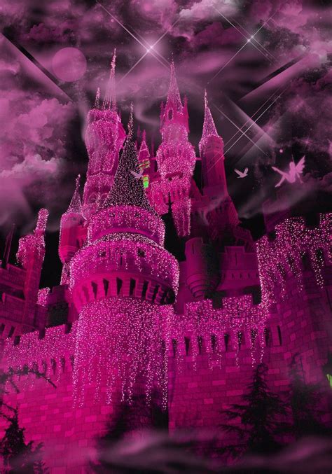 Pink Love Pretty In Pink Magenta Pink Purple Castle Christmas Pink