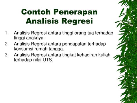We did not find results for: PPT - ANALISIS REGRESI SEDERHANA PowerPoint Presentation ...