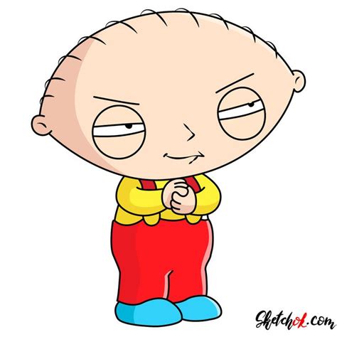 How To Draw Tricky Stewie Griffin Step By Step Drawing Tutorials