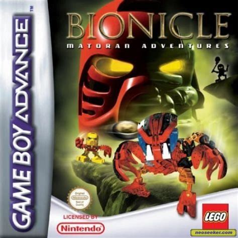 Xbox = xbox ds = nintendo ds. Lego Bionicle: Matoran Adventures GBA Front cover