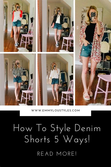 How To Style Denim Shorts 5 Ways Emmy Lou Styles
